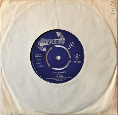 Lot 185 - THE MAZE - HELLO STRANGER 7" (ORIGINAL UK COPY - REACTION 591009)