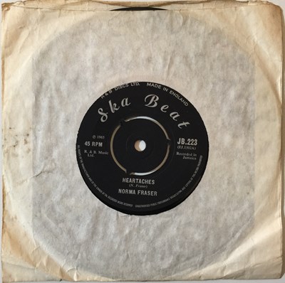 Lot 192 - NORMA FRASER - HEARTACHES 7" (ORIGINAL UK COPY - SKA BEAT JB. 223)