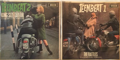Lot 204 - KING SIZE TAYLOR/THE RATTLES - TEEN BEAT 1 & 2 EPs (ORIGINAL UK COPIES - DECCA DFE 8568/8569)