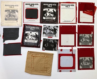 Lot 6 - BEACH BOYS SONGBOOKS / SHEET MUSIC DESIGN MATERIALS.