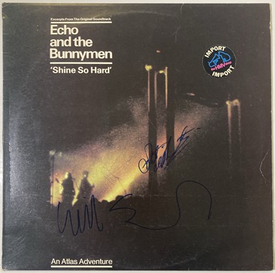 Lot 182 - ECHO AND THE BUNNYMEN SIGNED LP.