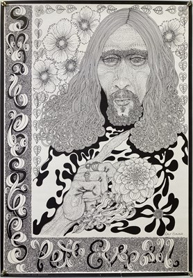 Lot 89 - PETER EVERALL COUNTERCULTURE POSTERS.