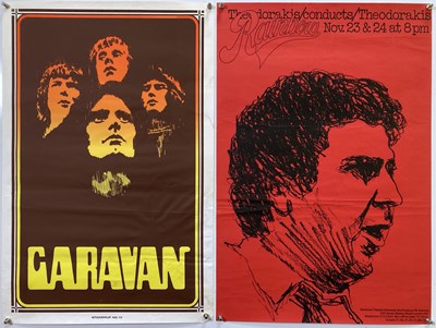 Lot 90 - 1970S CONCERT POSTERS - TRAFFIC / CURVED AIR ETC.