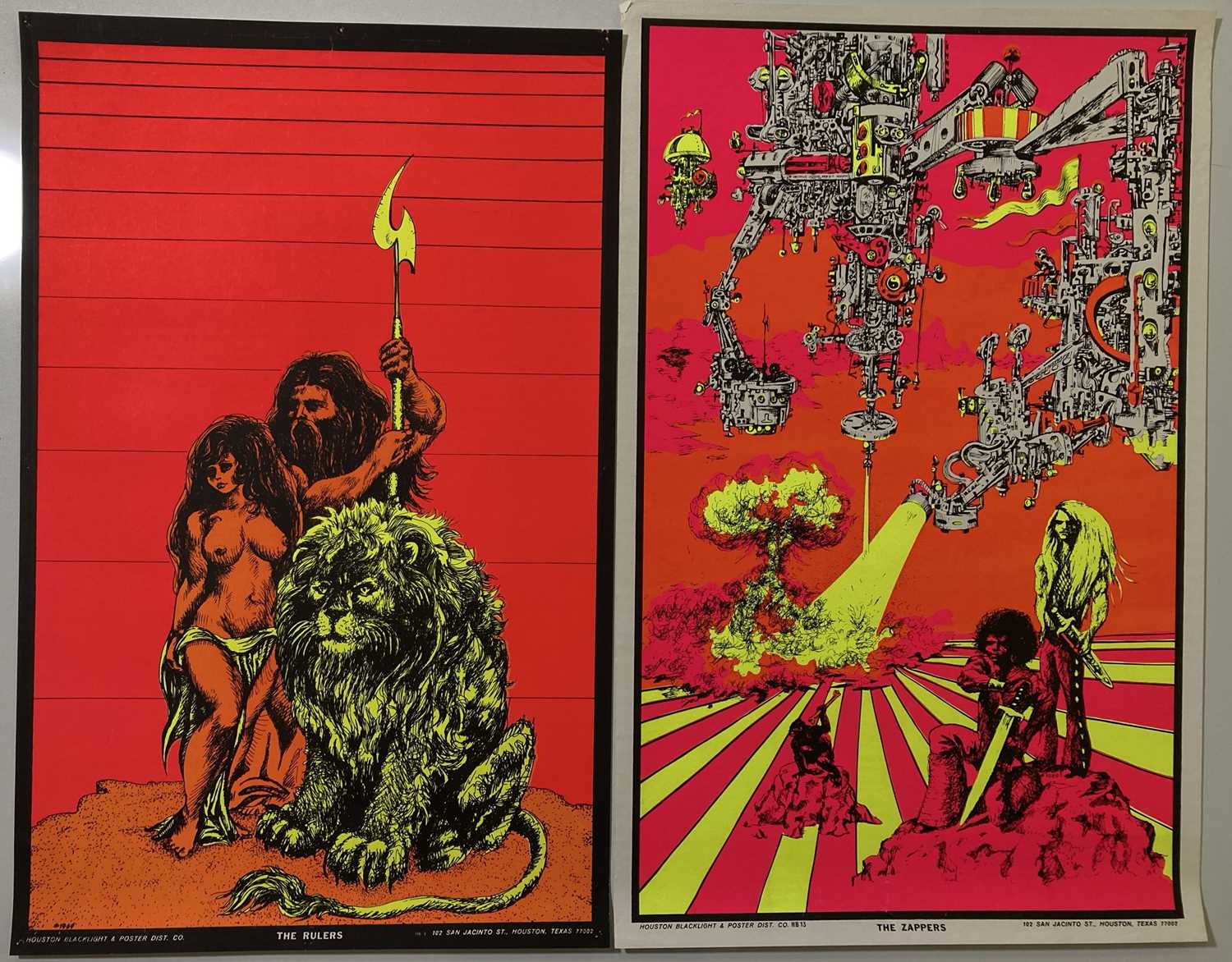 Lot 92 - BLACKLIGHT POSTERS.