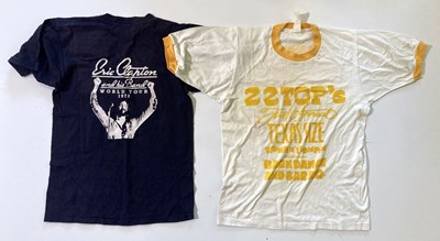 Lot 53 - 1970S CONCERT T-SHIRTS - ERIC CLAPTON 1978  / ZZ TOP.