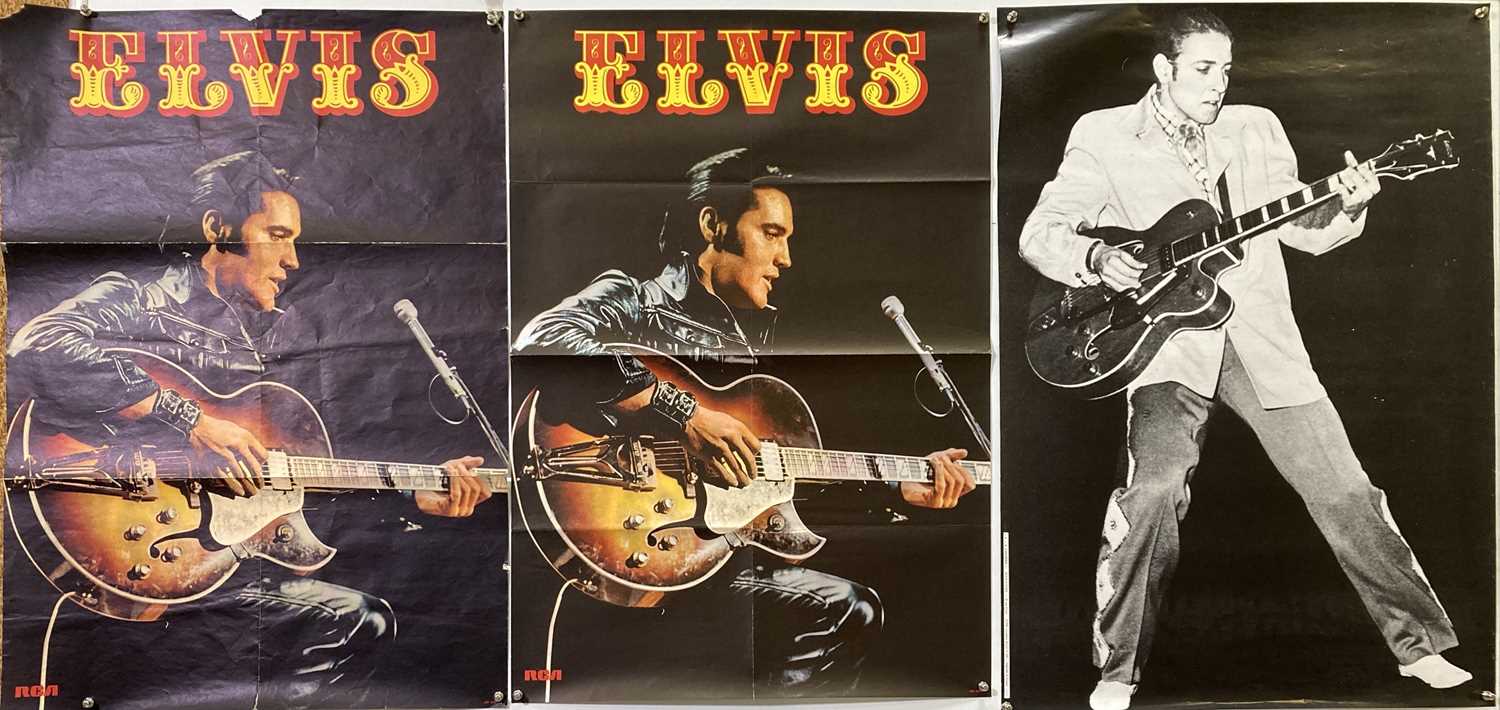 Lot 95 - ELVIS POSTERS INC ORIGINAL BELGIAN ISSUED JAILHOUSE ROCK.