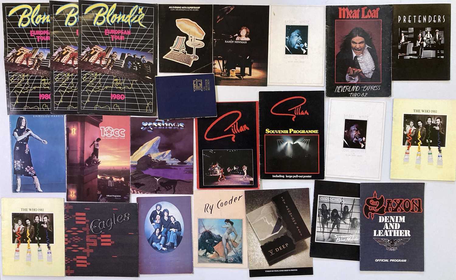 Lot 61 - CONCERT PROGRAMMES INC BLONDIE.