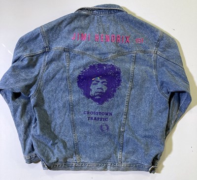 Lot 52 - JIMI HENDRIX - OFFICIAL LTD EDITION WRANGLER PROMO DENIM JACKET.