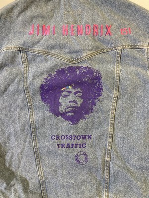 Lot 52 - JIMI HENDRIX - OFFICIAL LTD EDITION WRANGLER PROMO DENIM JACKET.