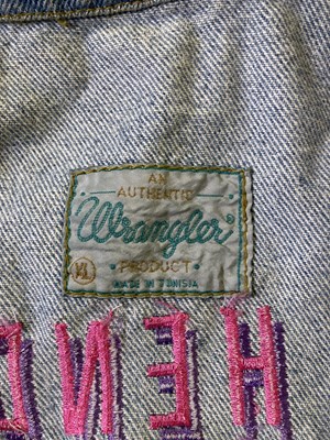 Lot 52 - JIMI HENDRIX - OFFICIAL LTD EDITION WRANGLER PROMO DENIM JACKET.