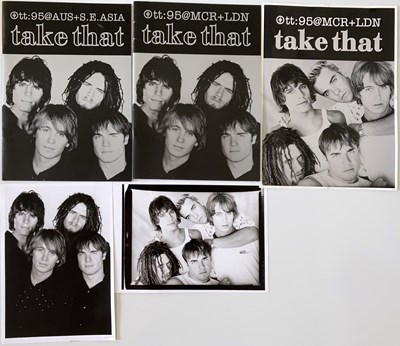 Lot 12 - TAKE THAT - UNUSED PROGRAMME DESIGN - ROBBIE LEAVES THE BAND.