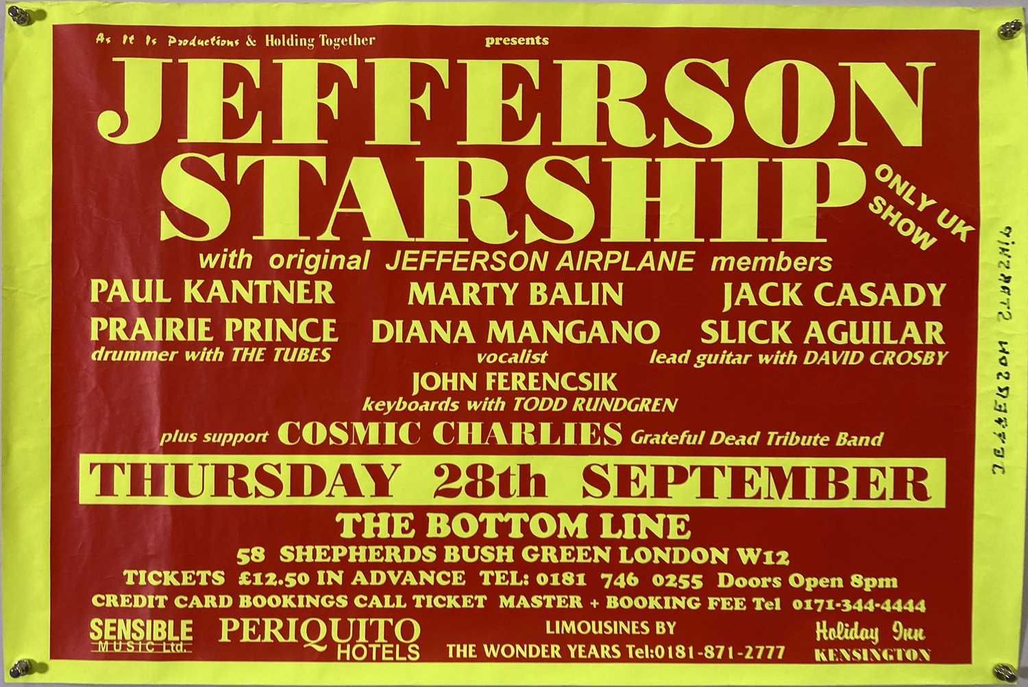 Lot 100 - ROCK & POP POSTERS.