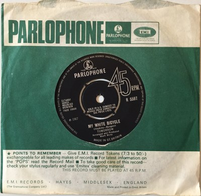 Lot 238 - TOMORROW - MY WHITE BICYCLE 7" (ORIGINAL UK COPY - PARLOPHONE R 5597)