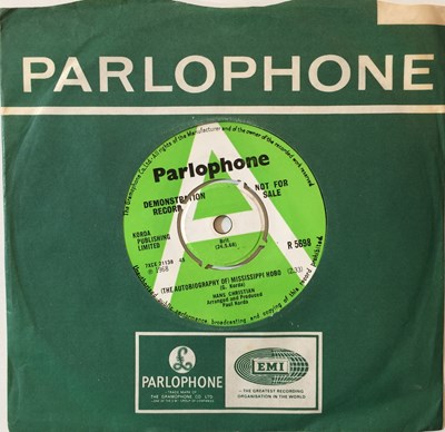 Lot 242 - HANS CHRISTIAN (JON ANDERSON) - (THE AUTOBIOGRAPHY OF) MISSISSIPPI HOBO 7" (ORIGINAL UK DEMO - PARLOPHONE R 5698)