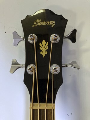 Lot 4 - IBANEZ AEB8E ACOUSTIC BASS GUITAR.