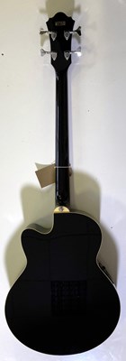 Lot 4 - IBANEZ AEB8E ACOUSTIC BASS GUITAR.