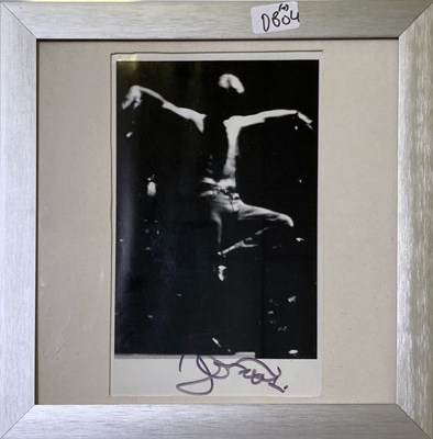 Lot 273 - DAVID BOWIE SIGNED PHOTOGRAPH.
