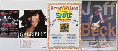Lot 104 - 2000S POSTER COLLECTION - JEFF BECK / ROXY MUSIC / BRIAN WILSON / BOB DYLAN ETC.