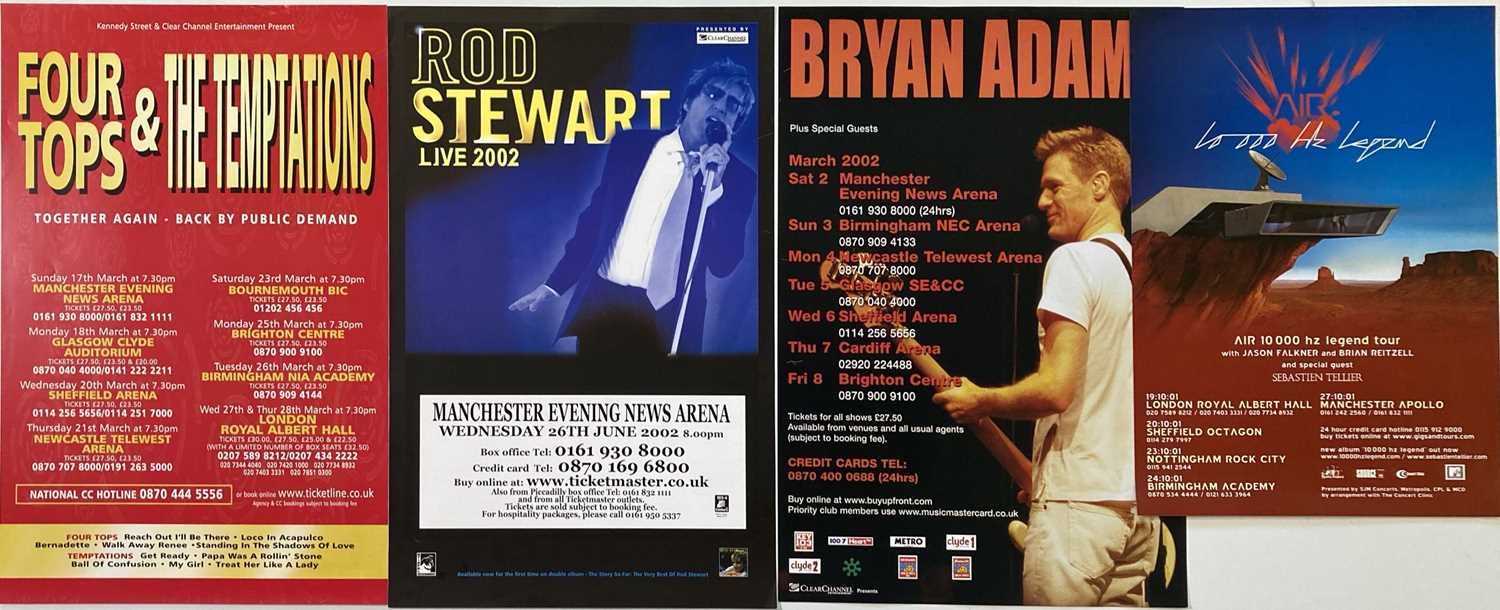 Lot 105 - 2000S POSTER COLLECTION - AIR / JEFF BECK / BOB DYLAN / ROXY MUSIC ETC.