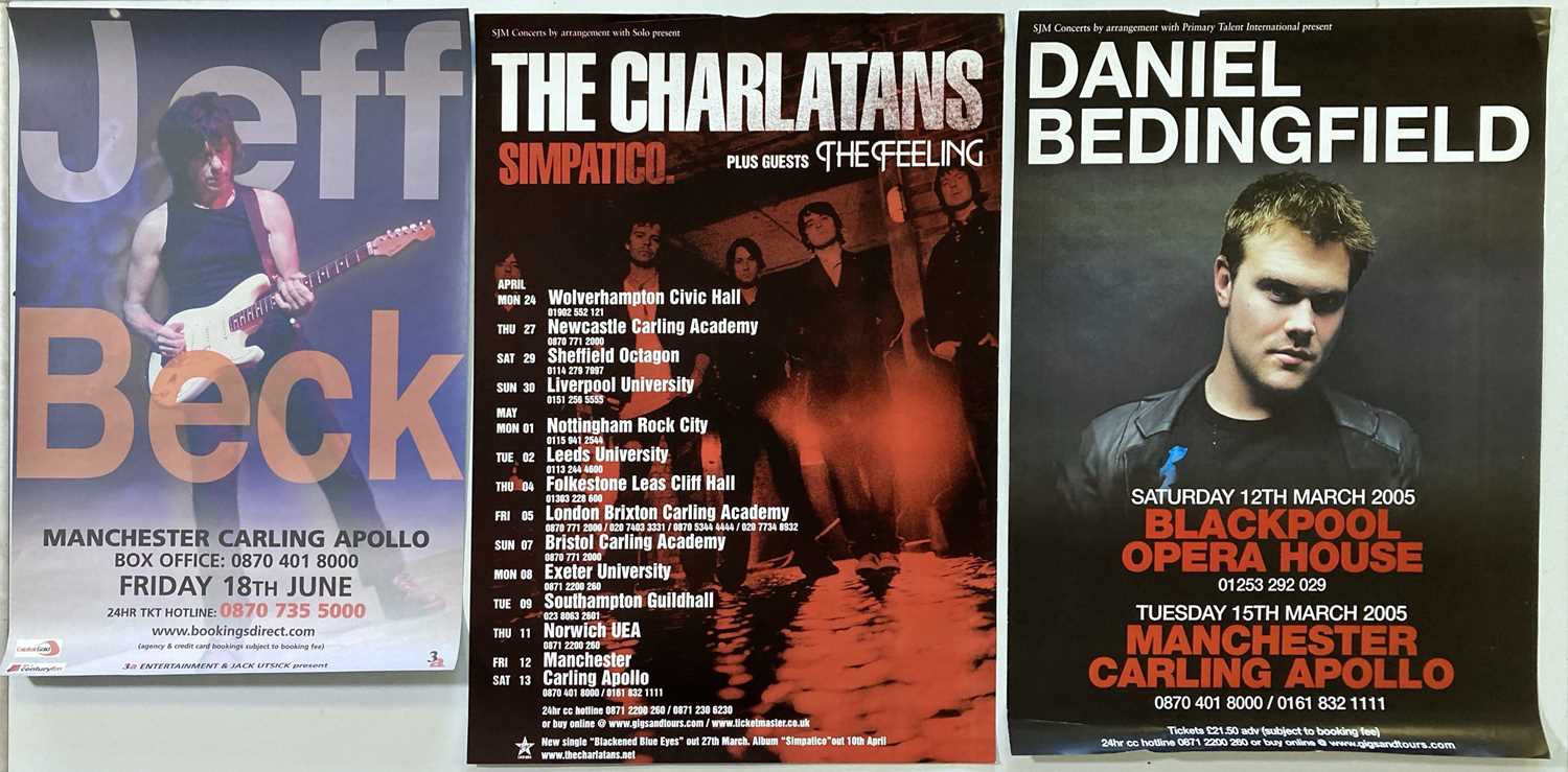 Lot 106 - 2000S POSTER COLLECTION - JEFF BECK / ROXY MUSIC / BRIAN WILSON / BOB DYLAN ETC.