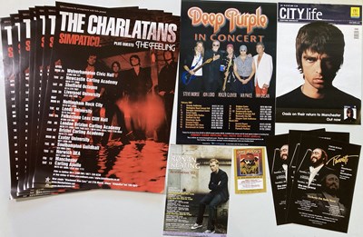 Lot 109 - 2000S POSTER COLLECTION - ASH / IAN BROWN / DEEP PURPLE ETC.