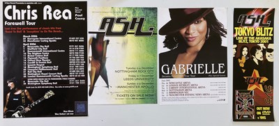 Lot 109 - 2000S POSTER COLLECTION - ASH / IAN BROWN / DEEP PURPLE ETC.