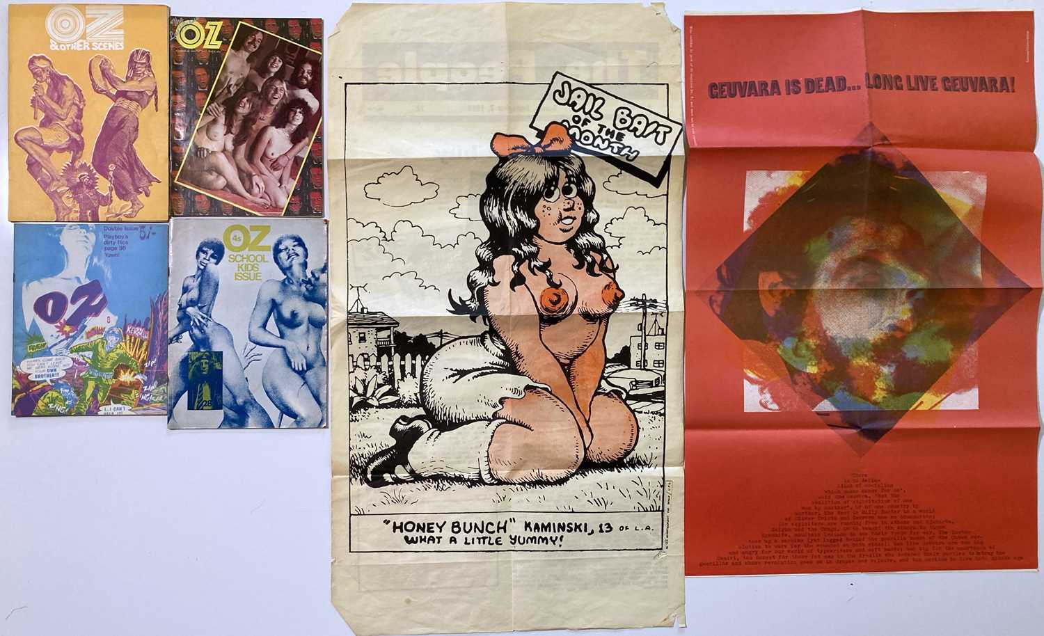 Lot 32 - OZ MAGAZINE COLLECTION WITH POSTERS.