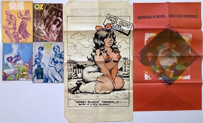 Lot 32 - OZ MAGAZINE COLLECTION WITH POSTERS.