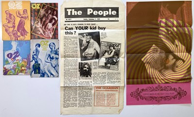Lot 32 - OZ MAGAZINE COLLECTION WITH POSTERS.