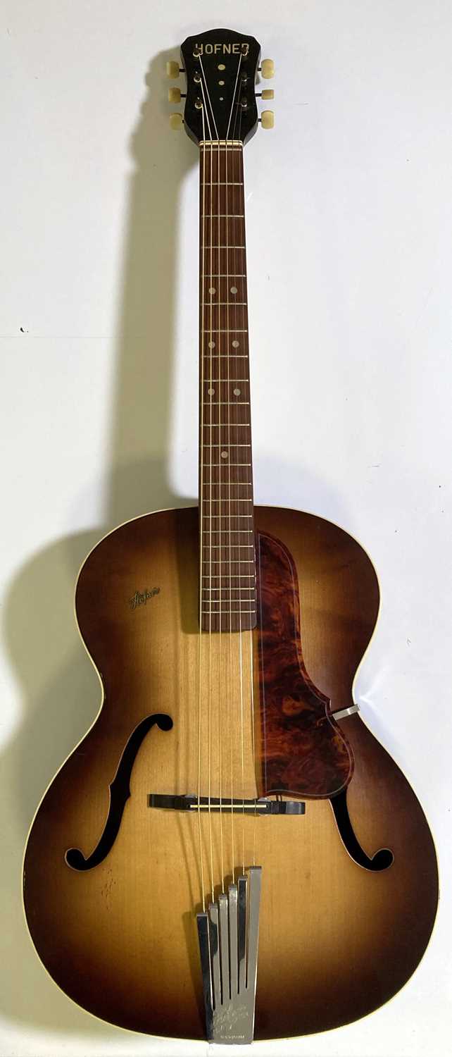 Lot 4 - HOFNER CONGRESS HOLLOW BODY ACOUSTIC GUITAR.