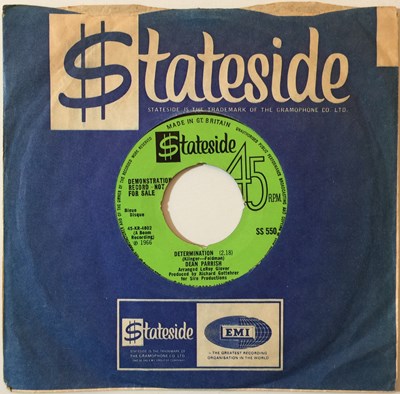Lot 10 - DEAN PARRISH - DETERMINATION C/W TURN ON YOUR LOVE LIGHT 7" (ORIGINAL UK DEMO - STATESIDE SS 550)