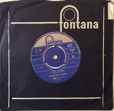 Lot 12 - MANCHESTER'S PLAYBOYS - I FEEL SO GOOD 7" (ORIGINAL UK COPY - FONTANA TF 745)