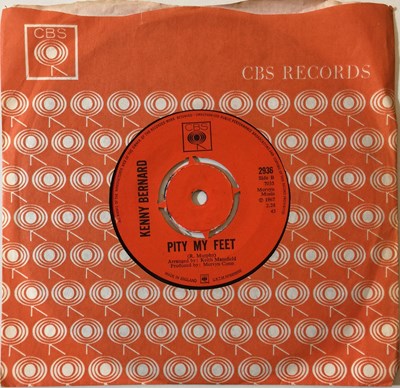 Lot 13 - KENNY BERNARD - PITY MY FEET C/W SOMEBODY 7" (ORIGINAL UK STOCK COPY - CBS 2936)