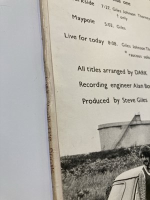 Lot 888 - DARK - DARK ROUND THE EDGES LP (ORIGINAL 1972 SELF-RELEASED COPY - BLACK/WHITE GATEFOLD SLEEVE - S.I.S. RECORDS SR 0102S)