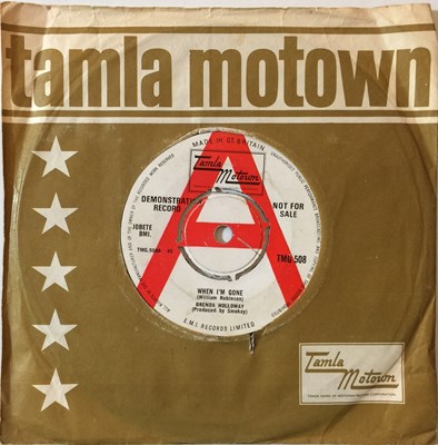 Lot 24 - BRENDA HOLLOWAY - WHEN I'M GONE 7" (ORIGINAL UK DEMO - TAMLA MOTOWN TMG 508)