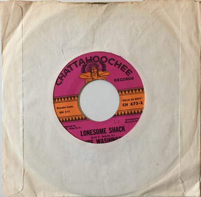 Lot 28 - ERNIE WASHINGTON - LONESOME SHACK 7" (ORIGINAL US COPY - CHATTAJOOCHEE RECORDS CH 673-2)