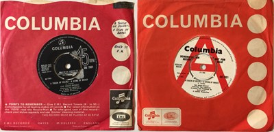 Lot 31 - THE MOOD MOSAIC - A TOUGH OF VELVET - A STRING OF BRASS 7" (ORIGINAL UK DEMO AND STOCK COPIES - COLUMBIA DB 7801)