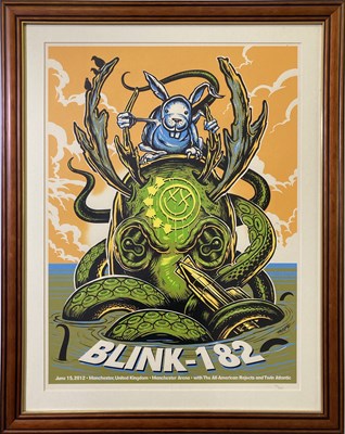Lot 112 - LIMITED EDITION CONCERT POSTERS - BLINK 182 / PEARL JAM.