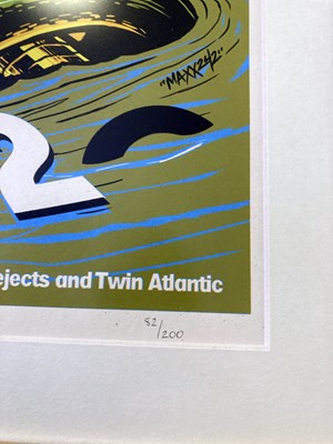 Lot 112 - LIMITED EDITION CONCERT POSTERS - BLINK 182 / PEARL JAM.
