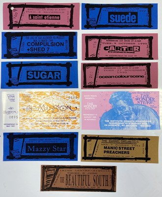 Lot 72 - 1990S CONCERT TICKETS - OCEAN COLOUR SCENE / MANIC ST PREACHERS ETC.