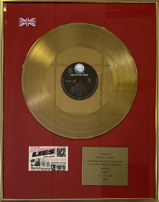 Lot 254 - GUNS N' ROSES - IN HOUSE AWARD.