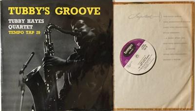 Lot 103 - TUBBY HAYES QUARTET - TUBBY'S GROOVE LP (UK MONO ORIGINAL - TAP 29)