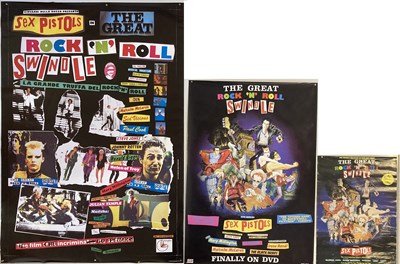 Lot 390 - SEX PISTOLS GREAT ROCK N ROLL SWINDLE POSTERS