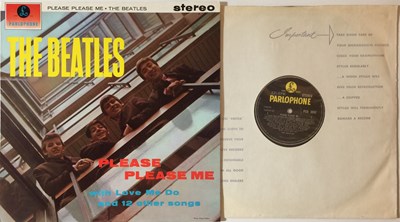 Lot 7 - THE BEATLES - PLEASE PLEASE ME LP (UK STEREO 5TH PRESSING - PCS 3042 - SUPERB COPY)