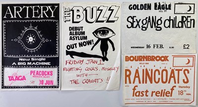Lot 126 - FIGHTING COCKS BIRMINGHAM - C 1980S CONCERT POSTERS.