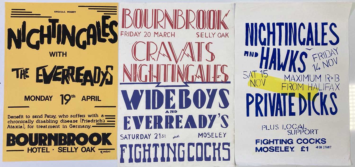 Lot 134 - THE CRAVATS - 1980S CONCERT POSTERS.