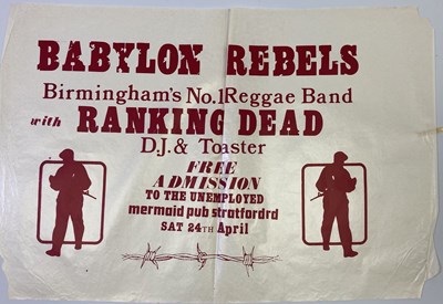 Lot 136 - BIRMINGHAM CONCERT POSTERS - DUB / REGGAE.