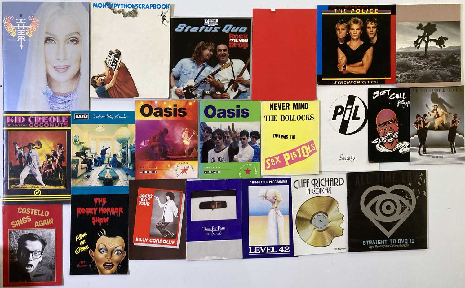 Lot 65 - CONCERT PROGRAMMES AND TICKET ARCHIVE.