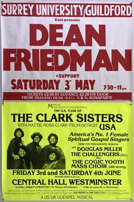 Lot 147 - CONCERT POSTERS.