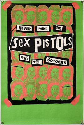 Lot 337 - SEX PISTOLS - NEVER MIND THE BOLLOCKS US PROMO POSTER.